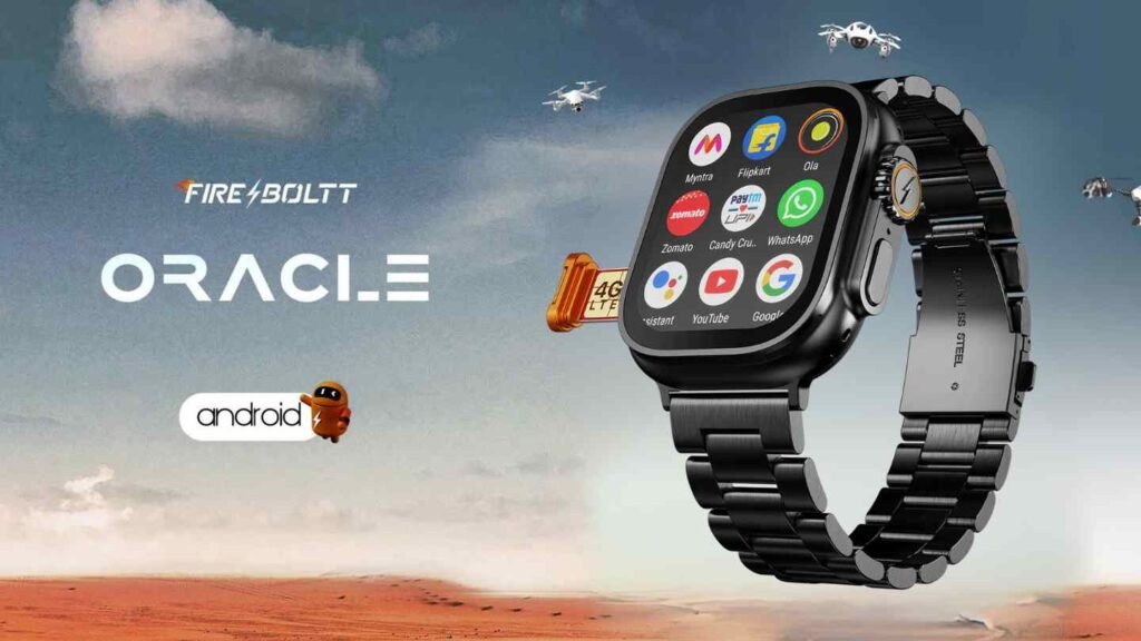 Fire Boltt Oracle 4G Smartwatch Launching